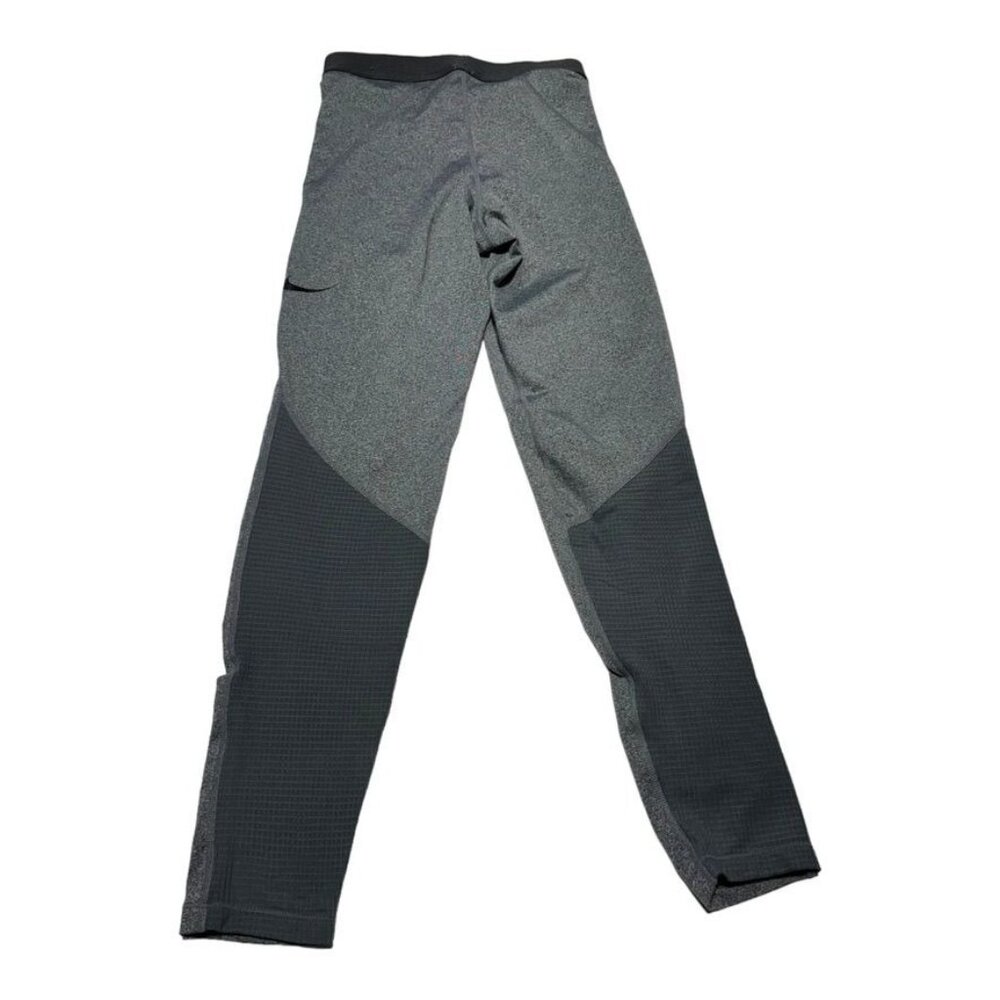 Nike Pro Leggings Gray/Black Size Medium - Picture 2 of 8